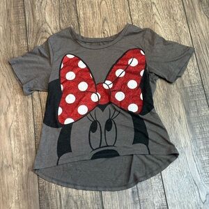 Grey Minnie Mouse Shirt